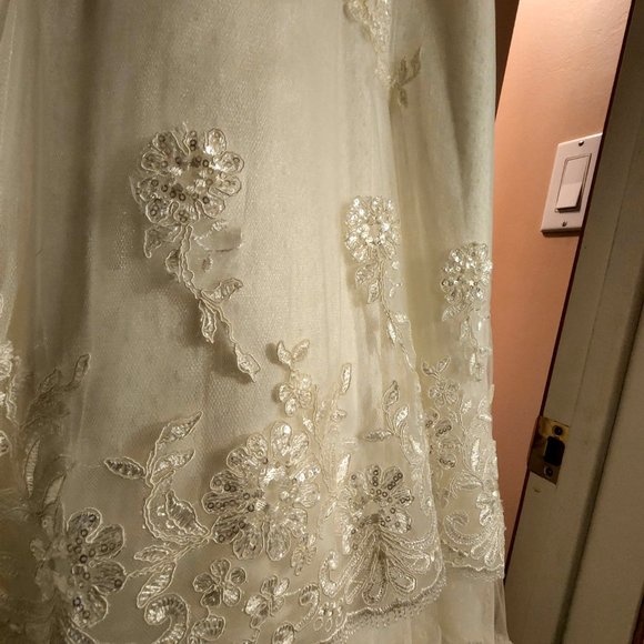 Champagne Wedding Dress - Picture 8 of 9